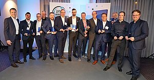 Gruppenfoto Verleihung LANline Award 2022