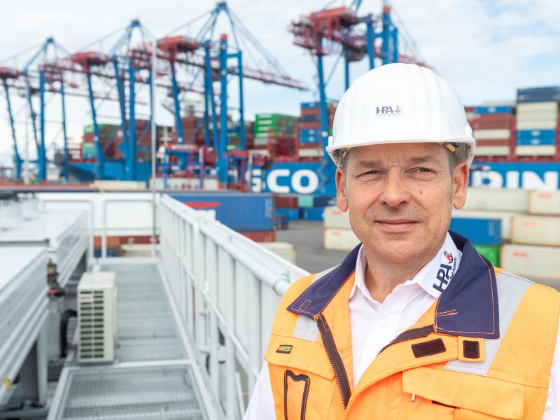 Uwe Radke Port Authority Hamburg im Hamburger Hafen