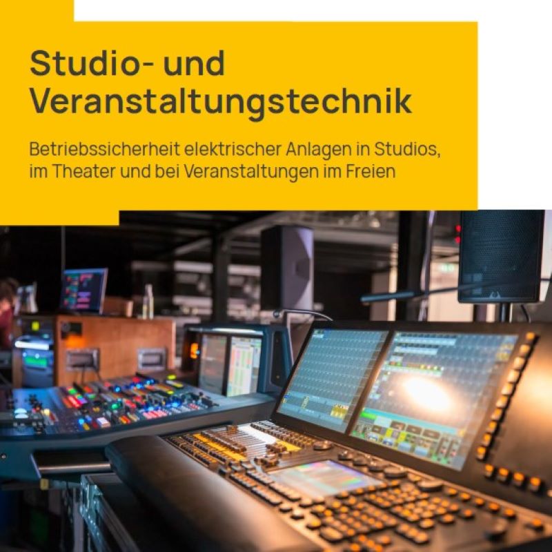 Cover Broschüre Studio- und Veranstaltungstechnik